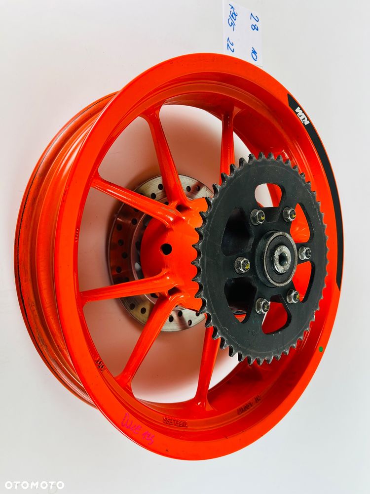 KTM Duke 125 17- koło tylne felga tył prosta + tarcza - 2