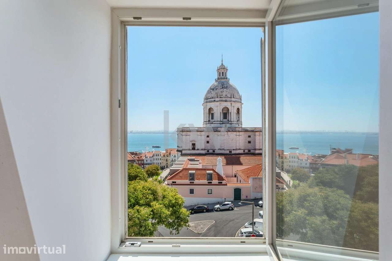 Apartamento T2 frente ao Panteão Nacional com vista deslumbrante - Grande imagem: 2/60