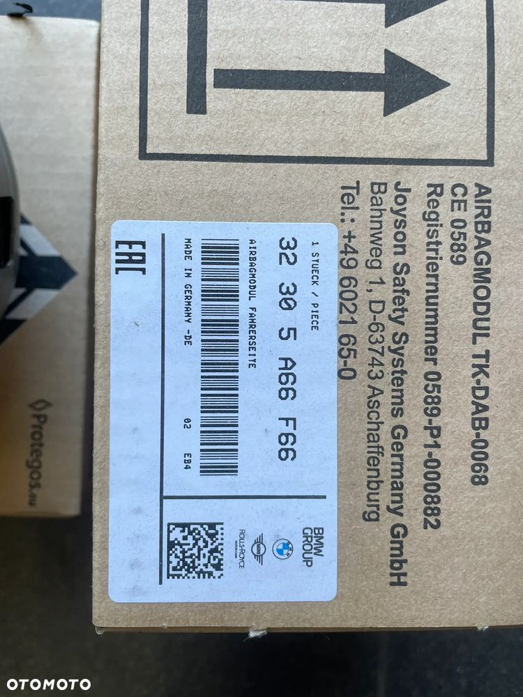 AIRBAG PODUSZKA KIEROWCY BMW F10 F20 F30 NOWY ORYGINAŁ - 2