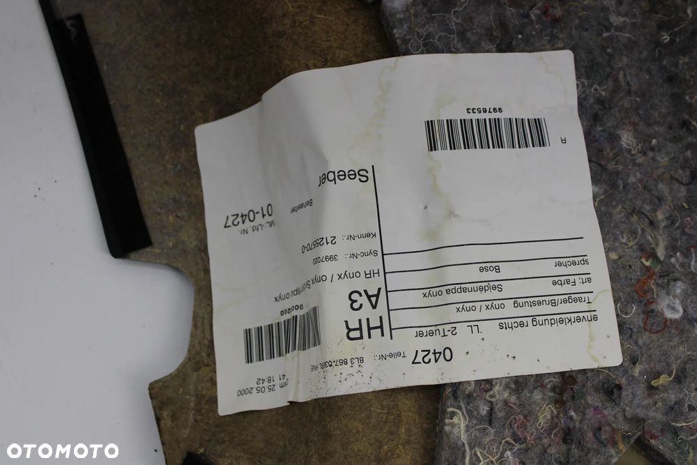 Audi S3 8L Boczki Drzwi 3D Przód Tył - 14