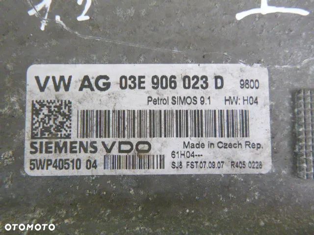 ZESTAW STARTOWY KOMPUTER STACYJKA IMMOBILIZER LICZNIK SKODA FABIA I 1.2 - 21