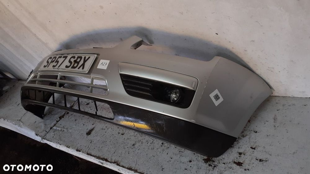 + ZDERZAK PRZÓD PRZEDNI DO FORD FOCUS MK2 II HALOGENY 03 SREBRNY - 4