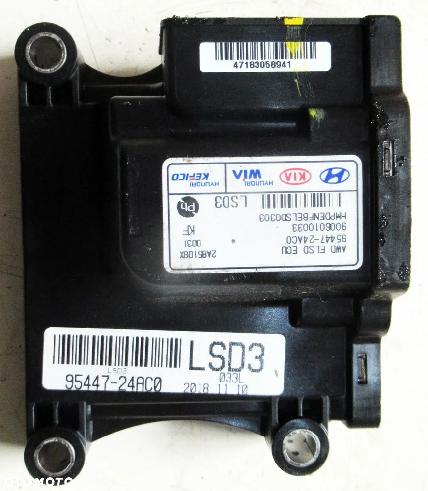 HYUNDAI I30 III N 2016- MODUŁ STEROWNIK ECU NAPĘDU 95447-24AC0 - 2