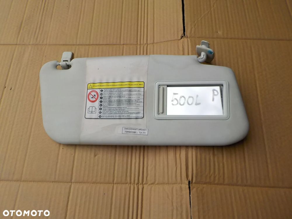 daszek osłona przeciwsłoneczna prawa fiat 500L 2013r - 1