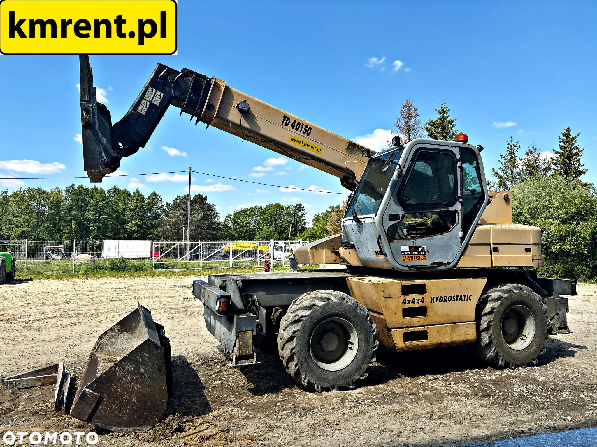 Bobcat SAMBRON TD 40150 ŁADOWARKA TELESKOPOWA OBROTOWA 1999R. | MANITOU MRT 1440 1540 TEREX 3514 JCB 535-140 - 16