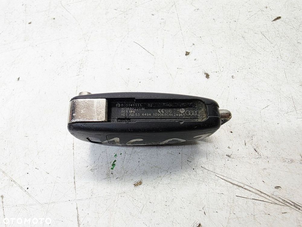 KLUCZYK PILOT SCYZORYK AUDI A6 C6 Q7 4L 4F0837220AK 16Q7 - 4