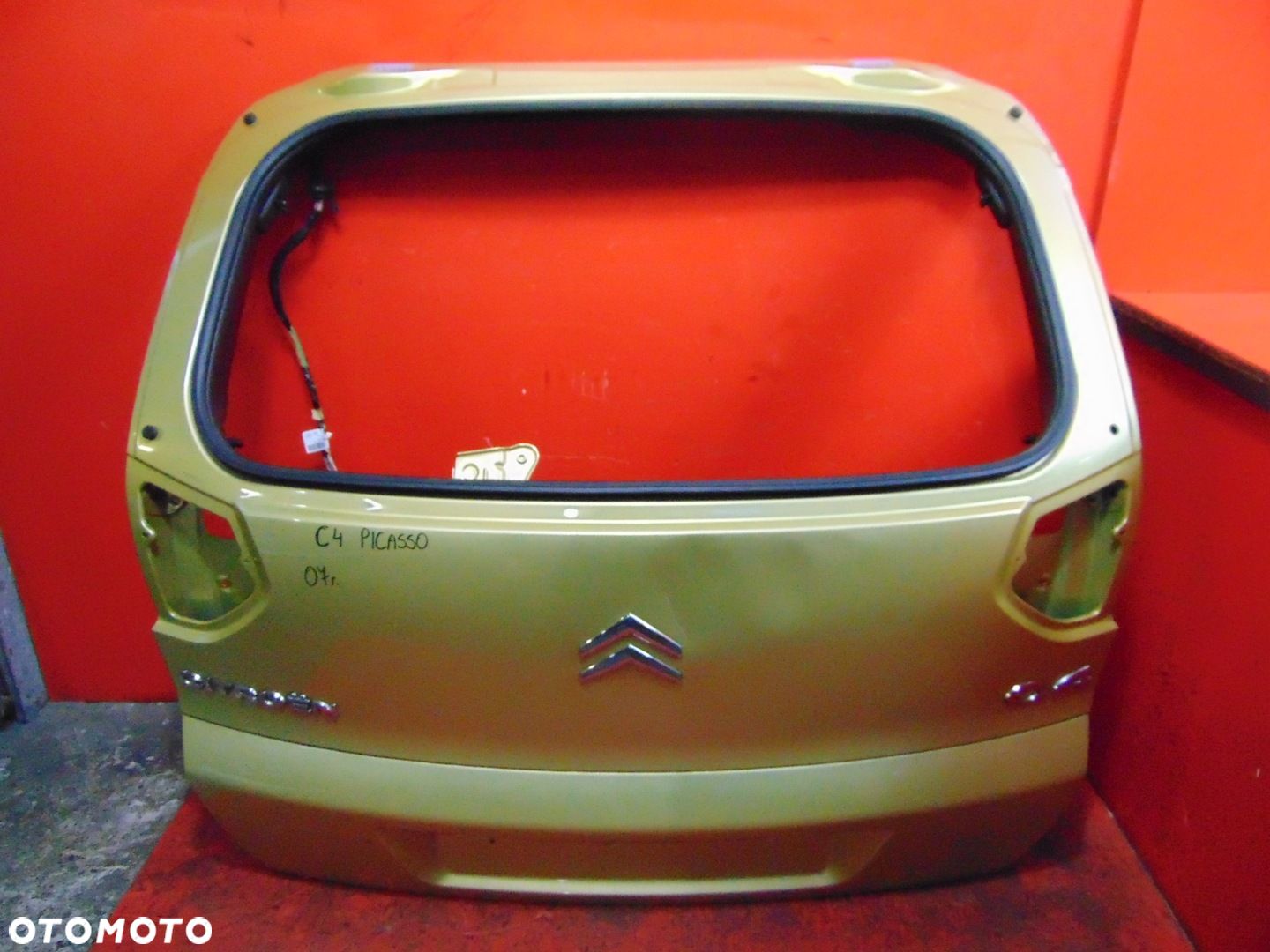 CITROEN C4 PICASSO I 1 KLAPA BAGAŻNIKA KAQC - 1