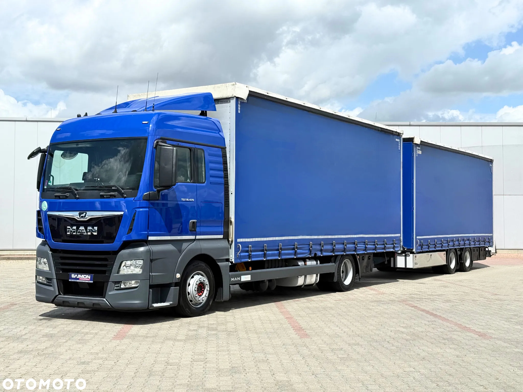 MAN TGX 18.420 / PRZEJAZDOWY / ZESTAW TANDEM 120M3 / 7,75 M + 7,75 M - 2