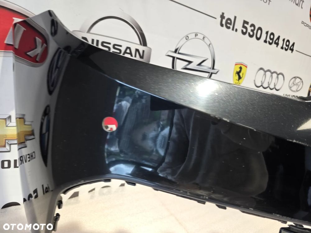 BMW G30 M-PAKIET 17- ZDERZAK PRZEDNI PRZÓD NA 6xPDC ŁADNY KOLOR CZARNY METALIK NR 51118064928 / 8064928 NR AUKCJI NZ2068 NZ2068/2 !!! - 5