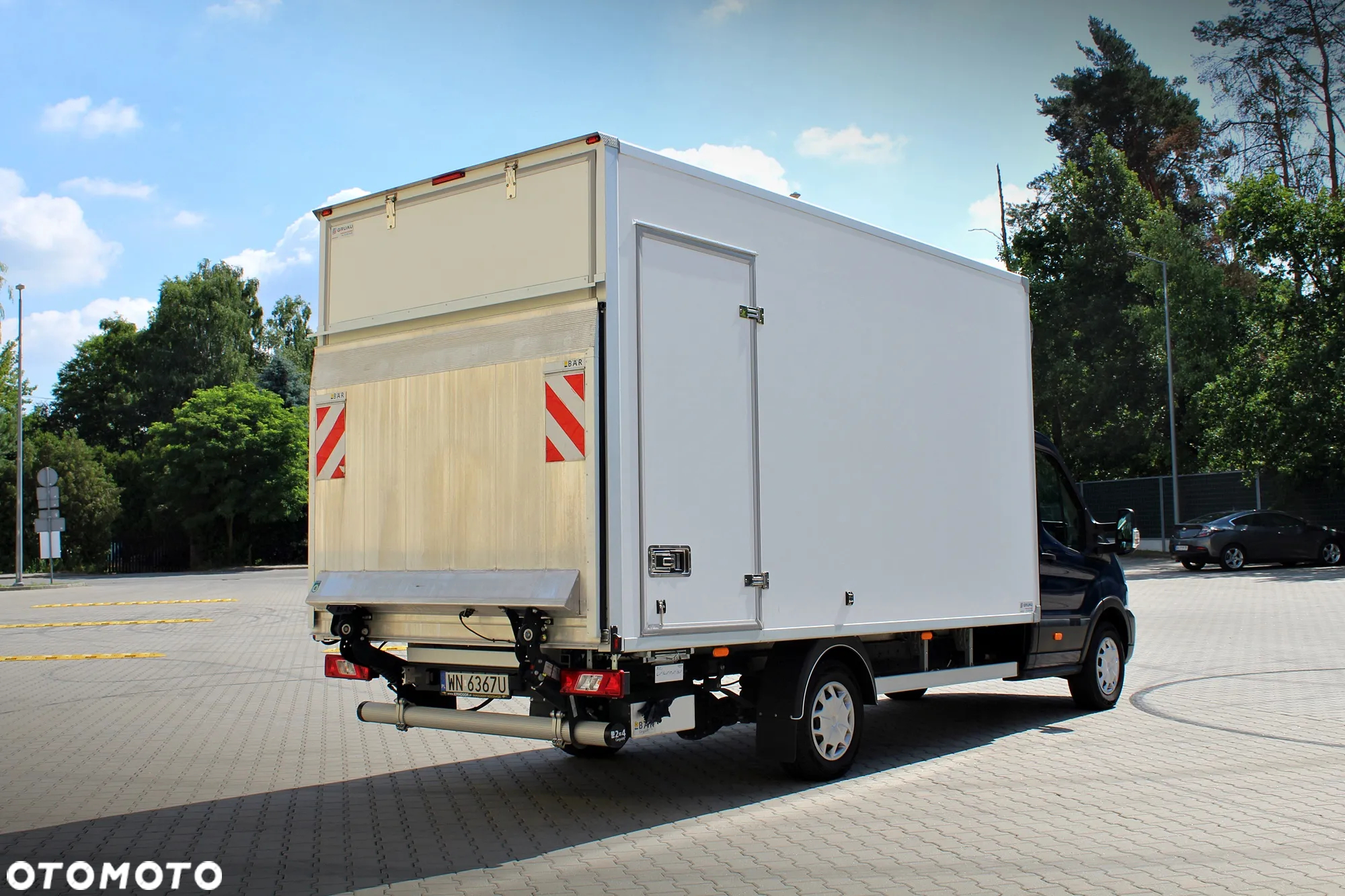 Ford Transit kontener 9 euro palet + winda BAR 750kg - 10