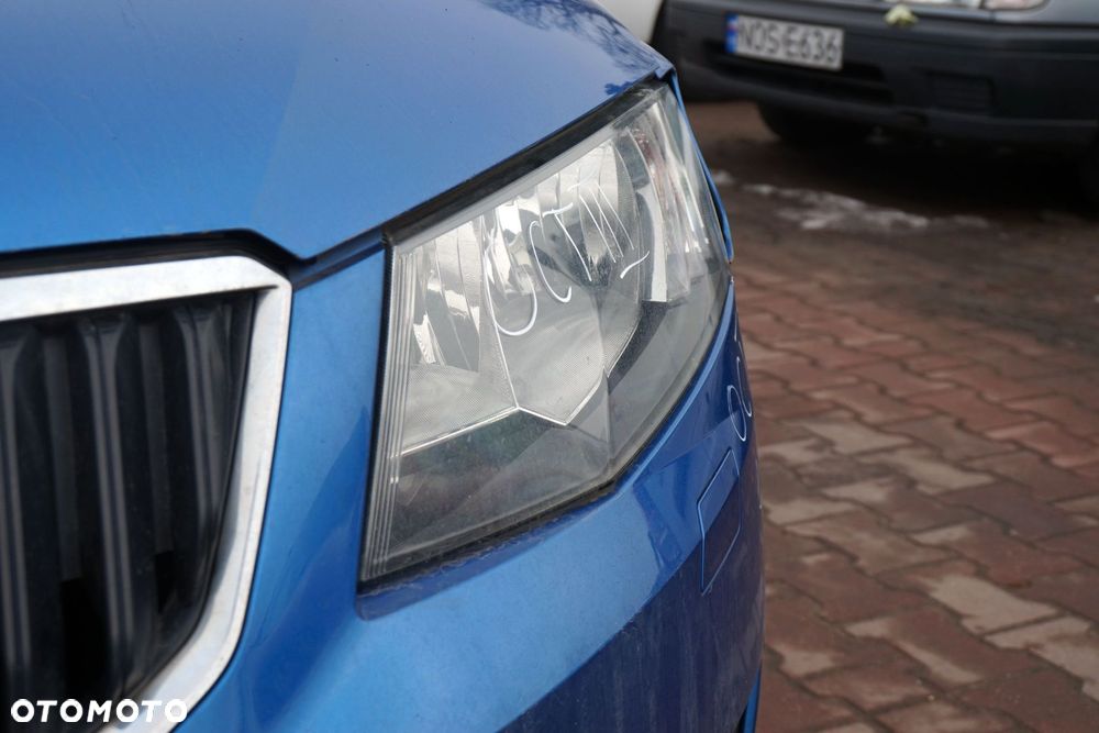 MASKA ZDERZAK BŁOTNIKI LAMPY OCTAVIA III 5E5 LF5W RADAR SPRYSKI SKODA 2012-2016 NIEBIESKI PRZÓD KOMPLETNY - 17