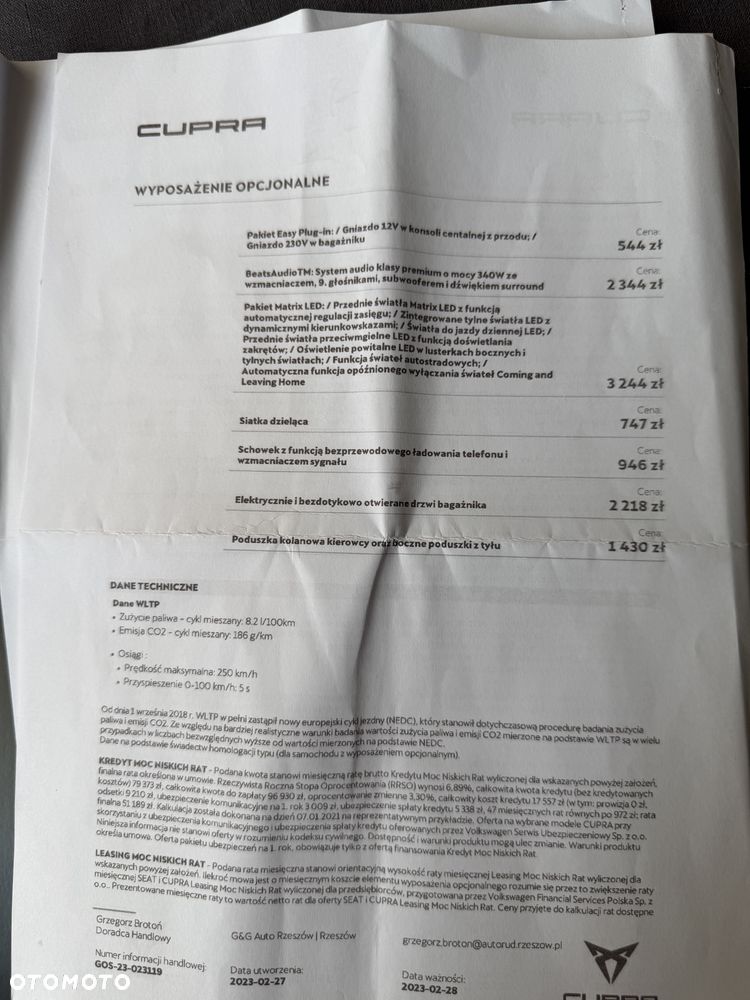 Cupra Leon 2.0 TSI VZ DSG - 19