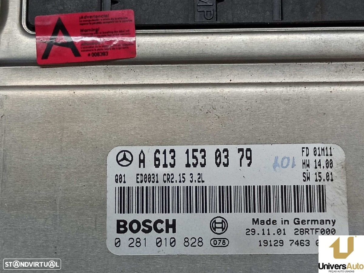 CENTRALINA DO MOTOR UCE MERCEDES CLASE S (W220) BERLINA 320 CDI (220.026) - 2