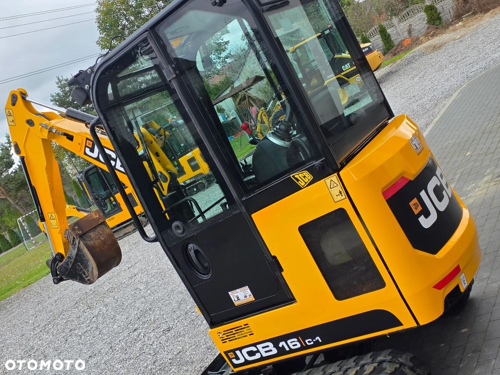 JCB JCB 16 C ful opcja najbogatsza jak nowa mini koparka sprowadzona 1 wł 8018 okazja 19 - 11