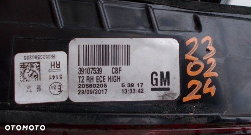 OPEL INSIGNIA B II 17+ KOMBI PRAWA LED KLAPA ORYGINAŁ - 4