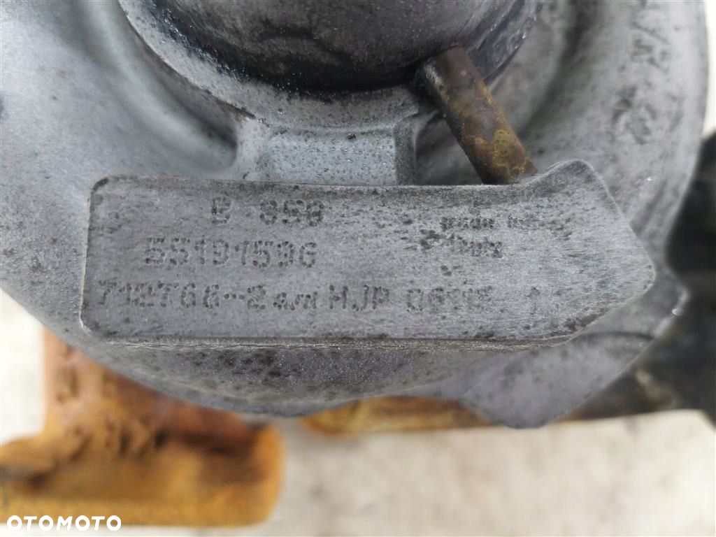 Turbosprężarka turbina Alfa Romeo 147 1.9JTD 2000-2010 GARRETT 55191596 - 4