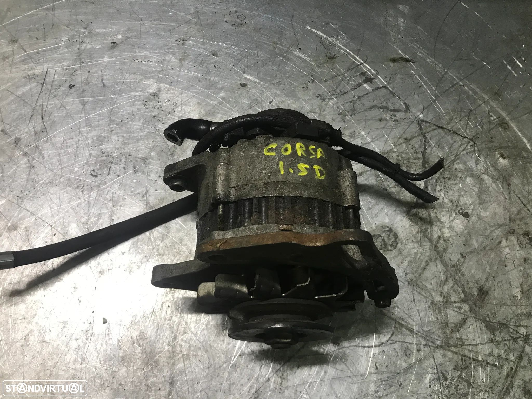 ALTERNADOR OPEL CORSA / ASTRA 1.5D 1.7D (FICHA REDONDA) - 1