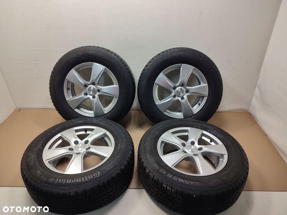 koła felgi aluminiowe vw audi 17'' 7,5 5x112 zima 245/65/17 opony - 1