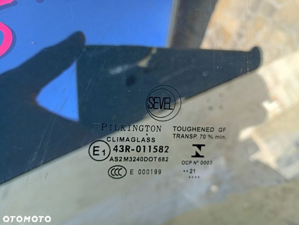 szyba drzwi przednia prawa przód fiat ducato III jumper boxer III lift 2021r 43R-011582 - 2
