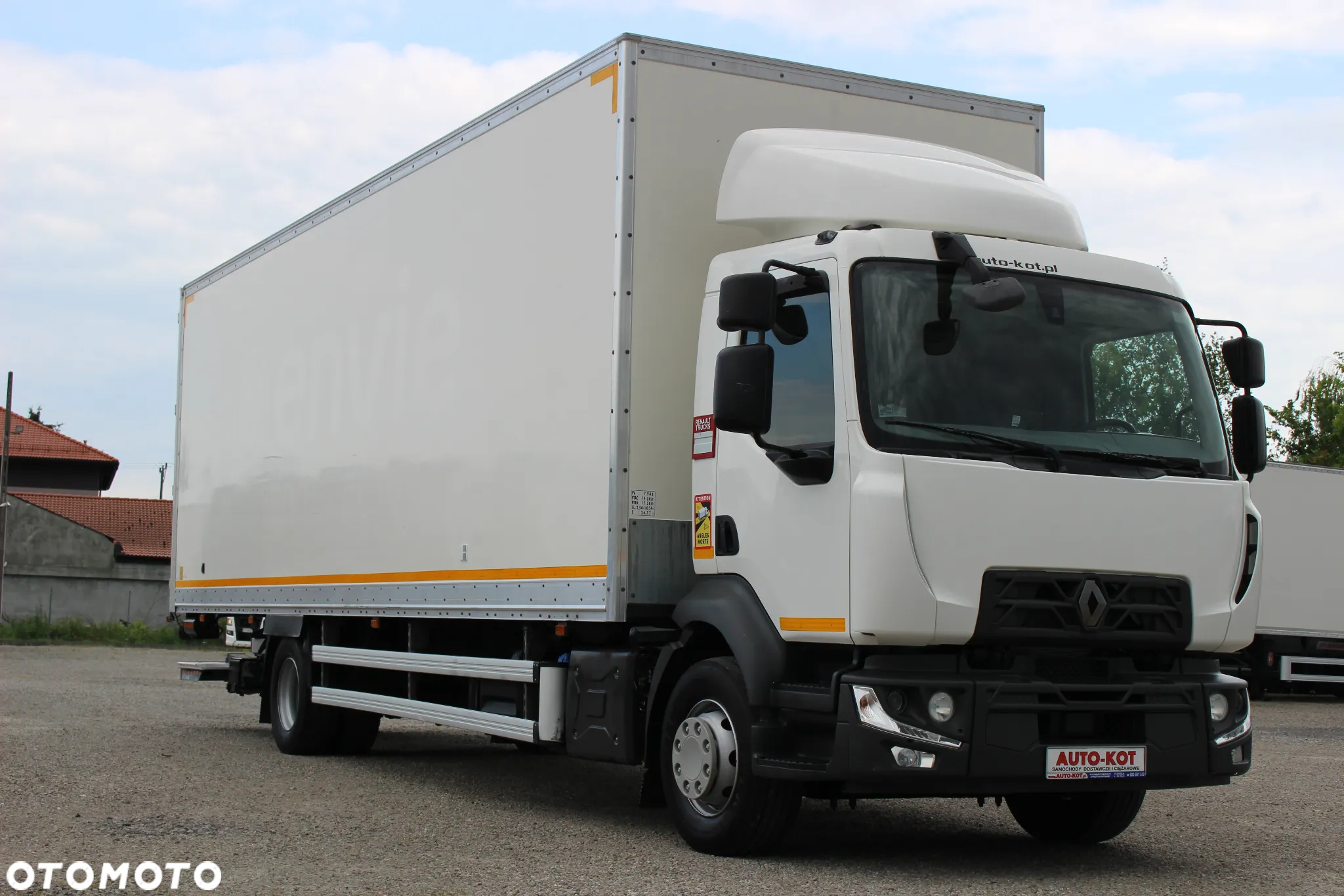 Renault D14 *240KM*/ KONTENER + WINDA /21 PALET / KLIMA / OPONY 80%/SERWIS FR/ SUPER STAN / - 2