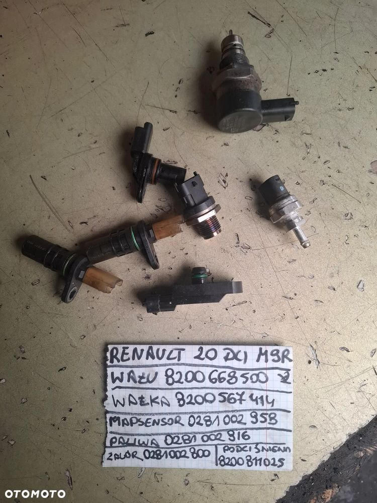 RENAULT OPEL 2,0DCI mapsensor 0281002958 czujnik wału 8200668500 czujnik wałka 8200567414 - 4