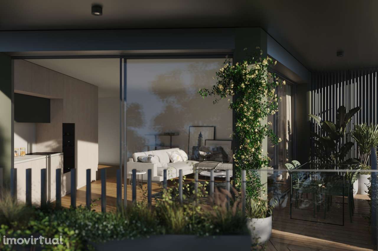 T2 Novo c/ Terraço em Santa Marinha (Coimbrões) - Grande imagem: 4/22