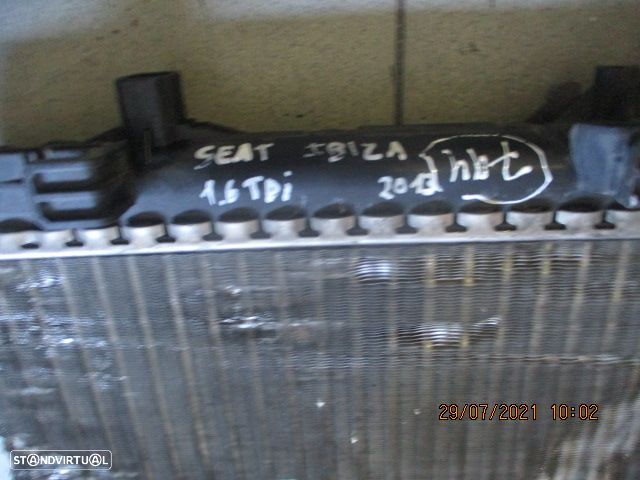Radiador Agua 6R01212530 SEAT IBIZA 2013 1.6TDI - 2
