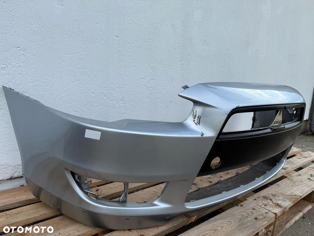 ZDERZAK PRZÓD PRZEDNI MITSUBISHI LANCER VIII X 2007- SEDAN CAŁY ORYGINAŁ - 3