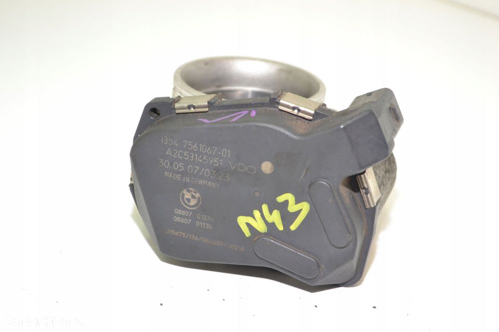 BMW E87 E81 E90 E92 PRZEPUSTNICA N43 N45N 1.6 BENZYNA 7561067 - 2