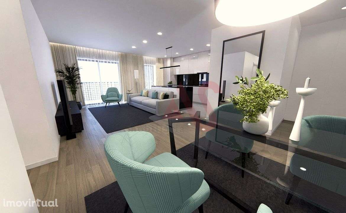 Apartamento T2 novo com terraço no centro de Vizela - Grande imagem: 2/14