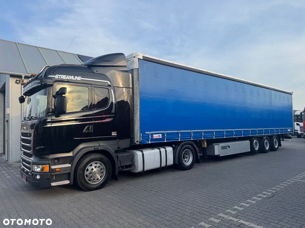 Schmitz Cargobull NACZEPA FIRANKA STANDARD, XL,  OŚ PODNOSZONA, KOSZ PALETOWY, IDEALNY STAN 2017 ROK - 7