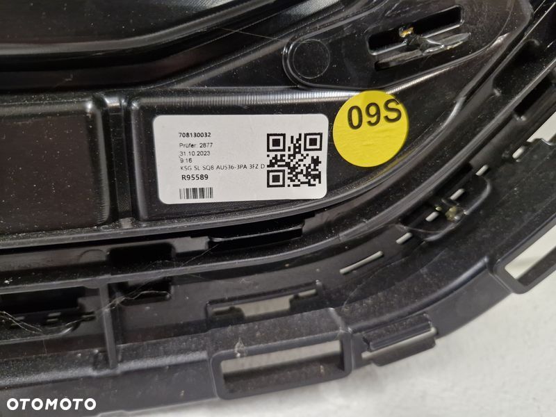 AUDI Q8 SQ8 4M LIFT S-LINE GRILL ATRAPA ZDERZAKA CHŁODNICY CZARNA 4M8853651BS - 10