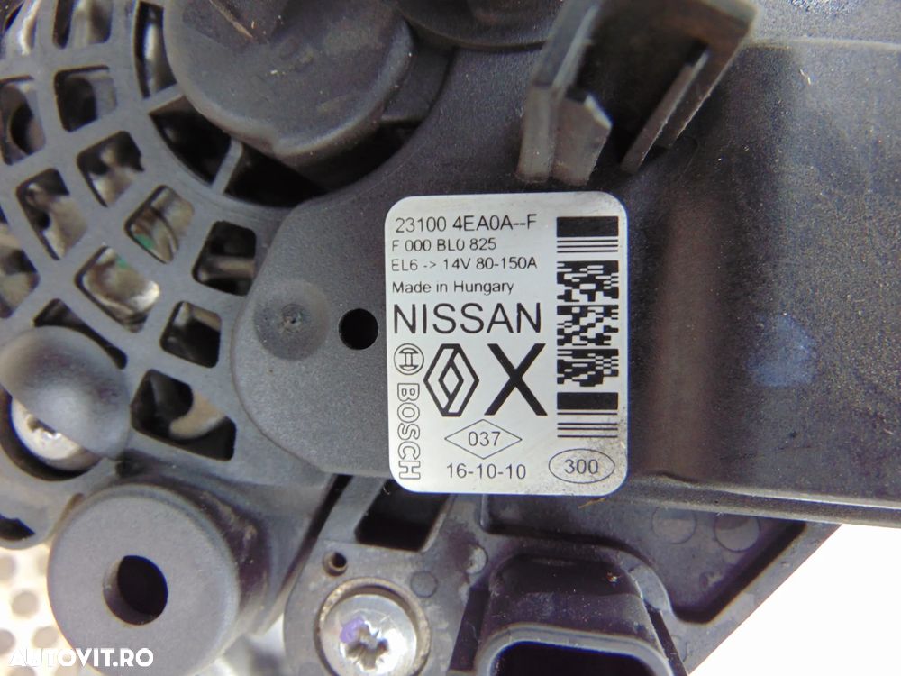 Alternator Renault Megane 4 1.5 cod 231004ea0a Kadjar Nissan Juke Qashqai Talisman 1.5 euro 6 - 5
