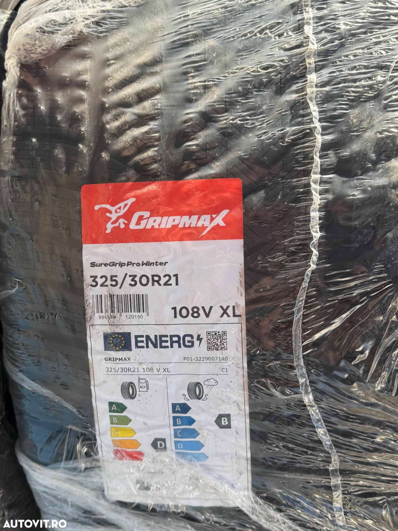 Vând set anvelope 285/35/21-325/30/21 gripmax de iarnă noi - 3