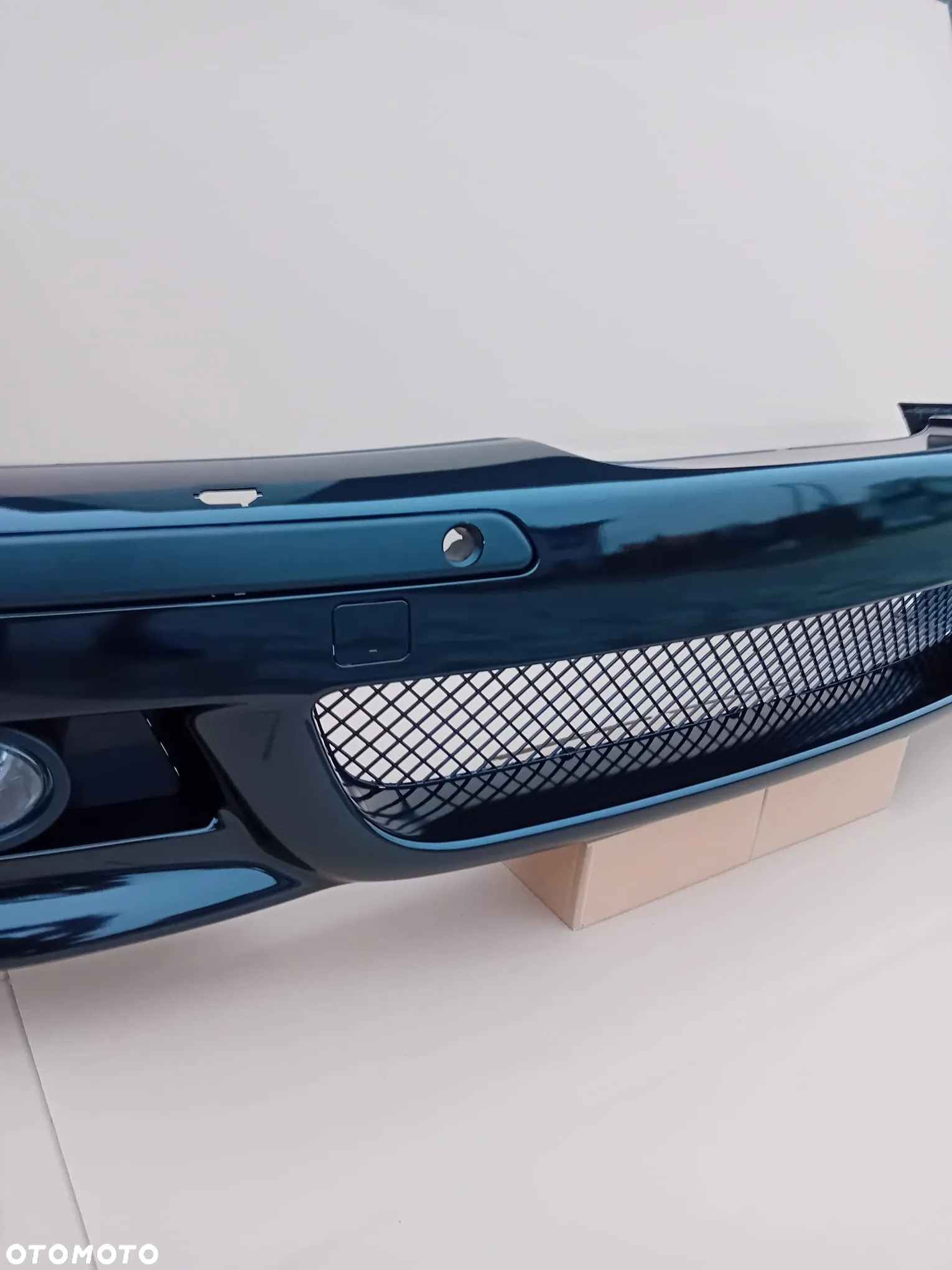 ZDERZAK BMW E39 M PAKIET BLACKSAPPHIRE SPRYSKI PDC PRZEDNI PRZÓD ORYGINALNY WYSYŁKA BDB - 3