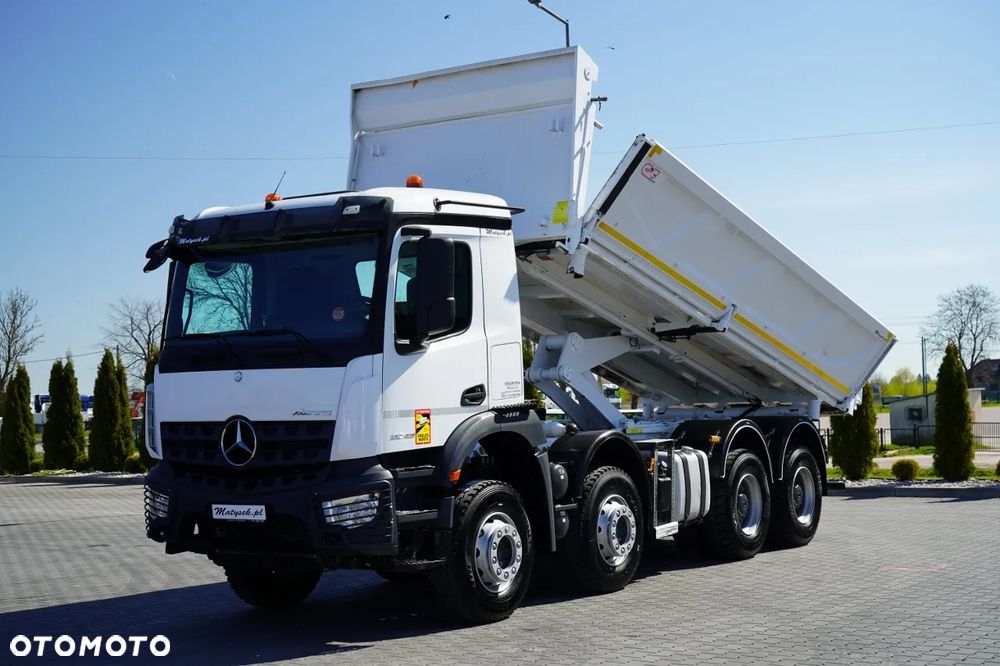 Mercedes-Benz AROCS 3243 / 8x4 / WYWROTKA DWUSTRONNA 6.1 M / HYDROBURTA / BORDMATIC / AUTOMAT / OPONY 100% / EURO 6 / - 3