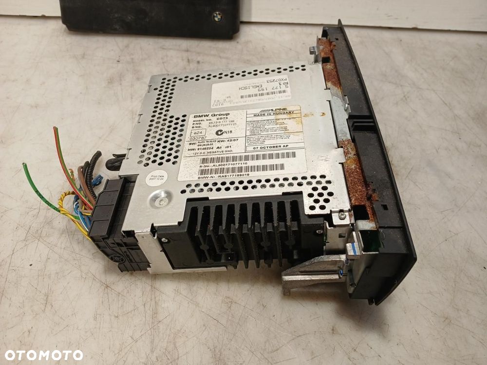 RADIO CD ORYGINALNE BMW 3 E90 E91 E93 E92 9177199 - 3