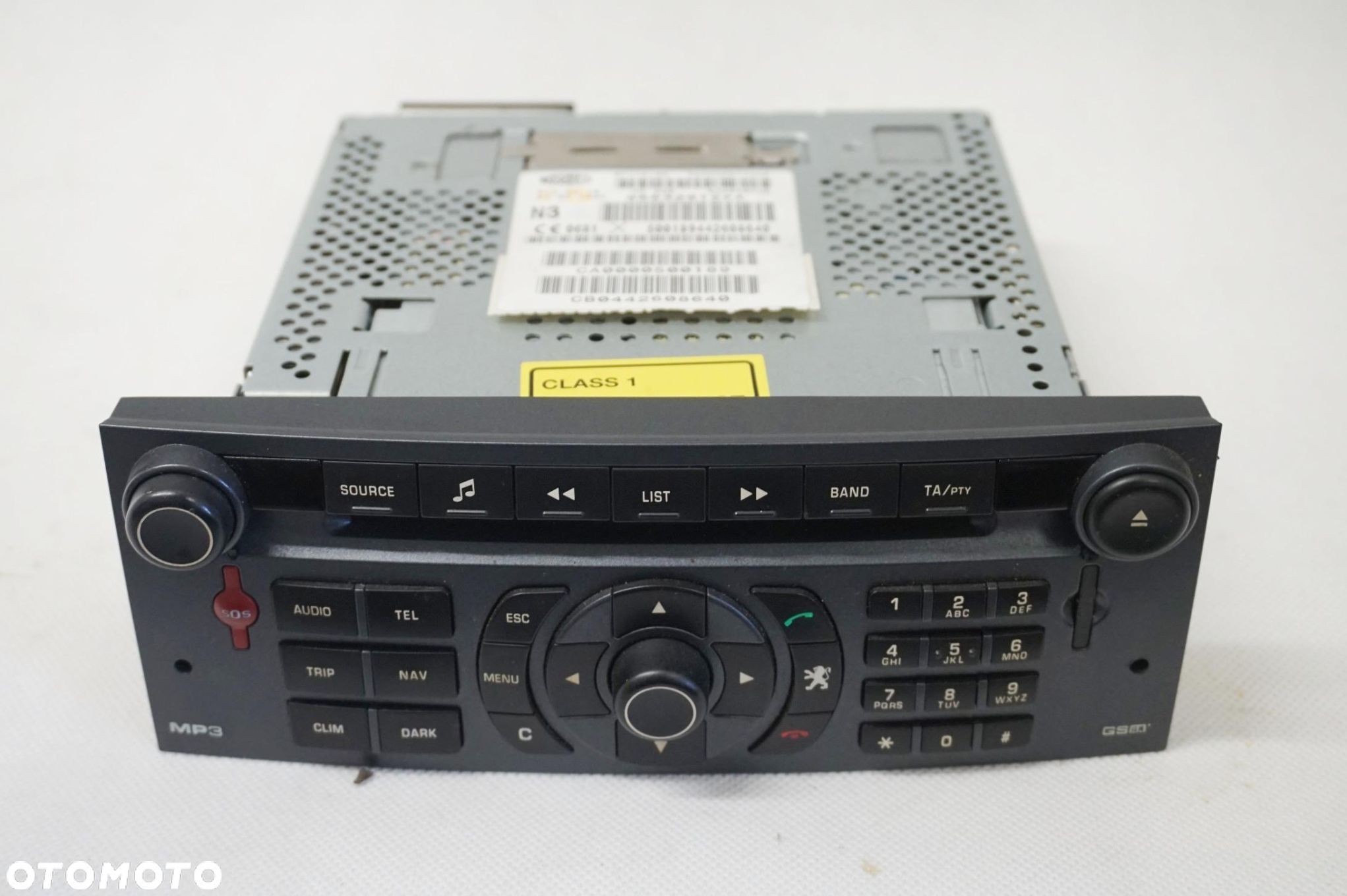 RADIO PEUGEOT 407 RT3 N3 96632912XA - 1