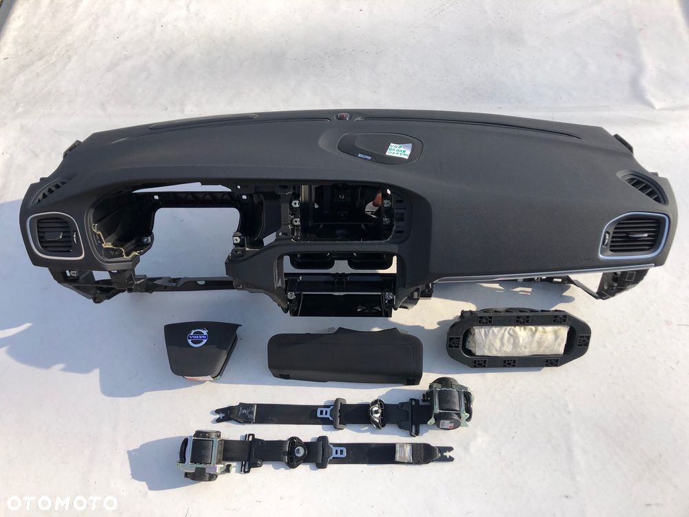 VOLVO V40 DESKA KONSOLA KOKPIT PULPIT PÓŁKA PARAPET PODUSZKI AIRBAG PASY PAS oryginał !!! OKAZJA !!! - 7