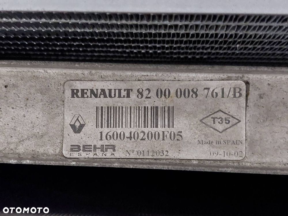 CHŁODNICE KOMPLET + WENTYLATOR RENAULT ESPACE IV 2.0 T 8200008761 - 4