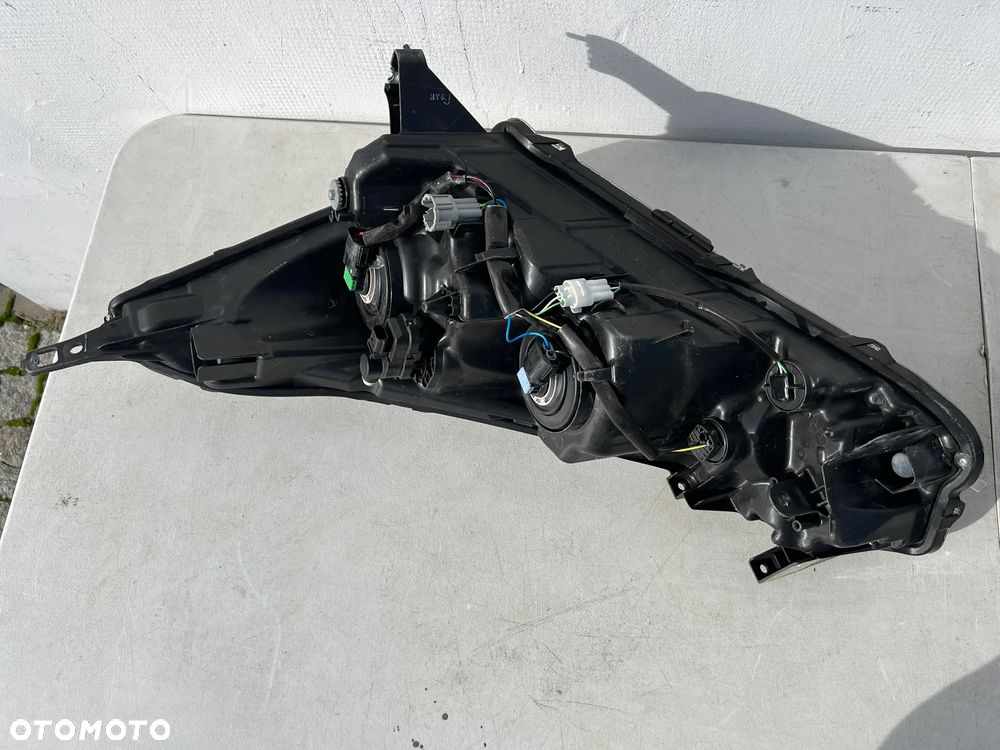 NISSAN MICRA K14 16- LAMPA PRAWA LAMPA PRZÓD ZWYKŁA CZARNA LED - 4