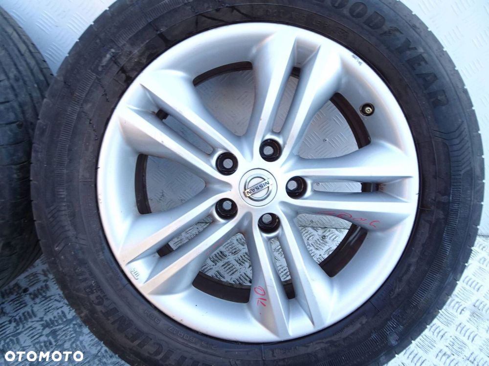 alufelgi z oponami kpl. nissan qashqai j10 17" 5x114.3 et 40 - 8