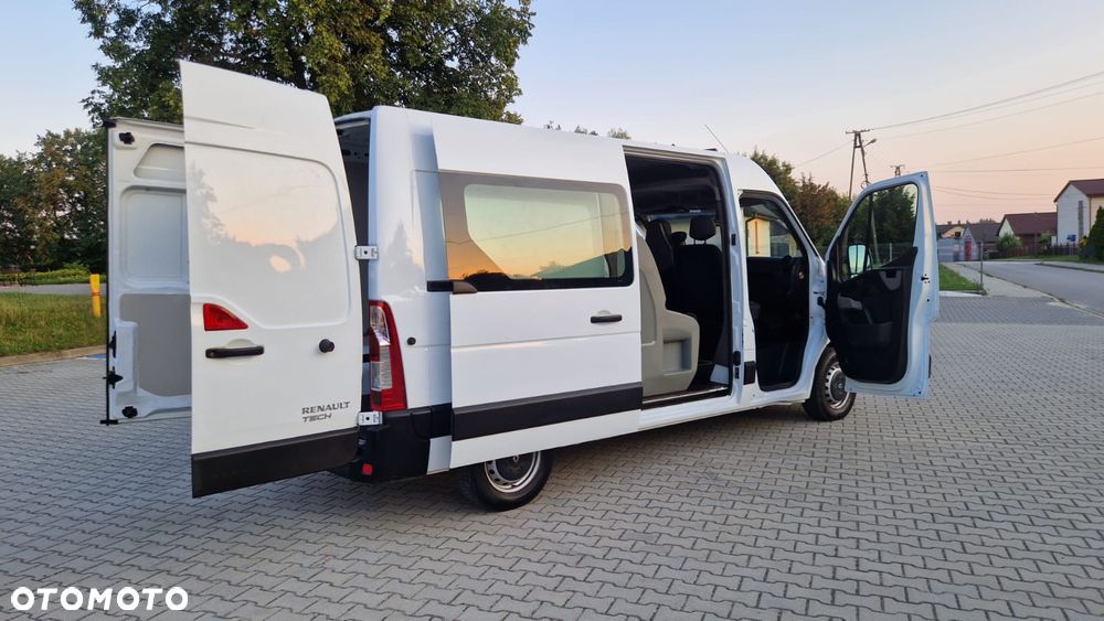 Renault MASTER L2H2 Klima Elektryka Tempomat Kamera Dubel Kabina Brygadówka 7os. Serwis - 12