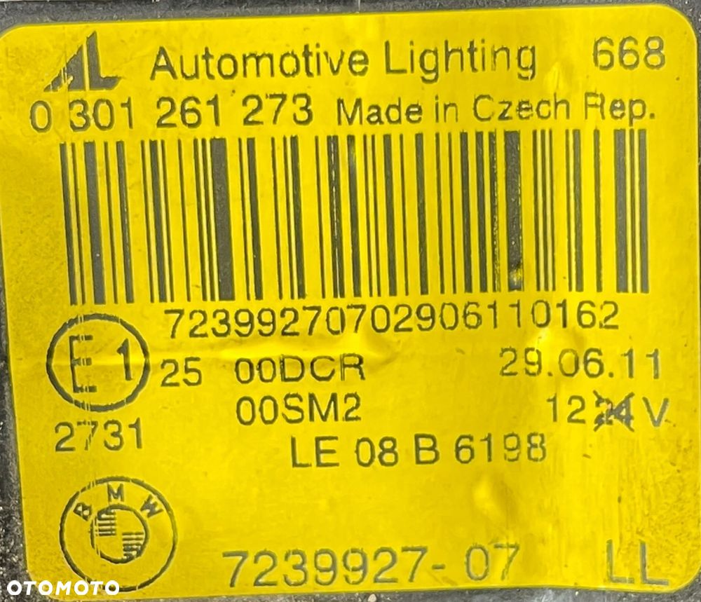 bmw iii 3 e92 e93 xenon lift lampa lewy przód 7239927 - 14