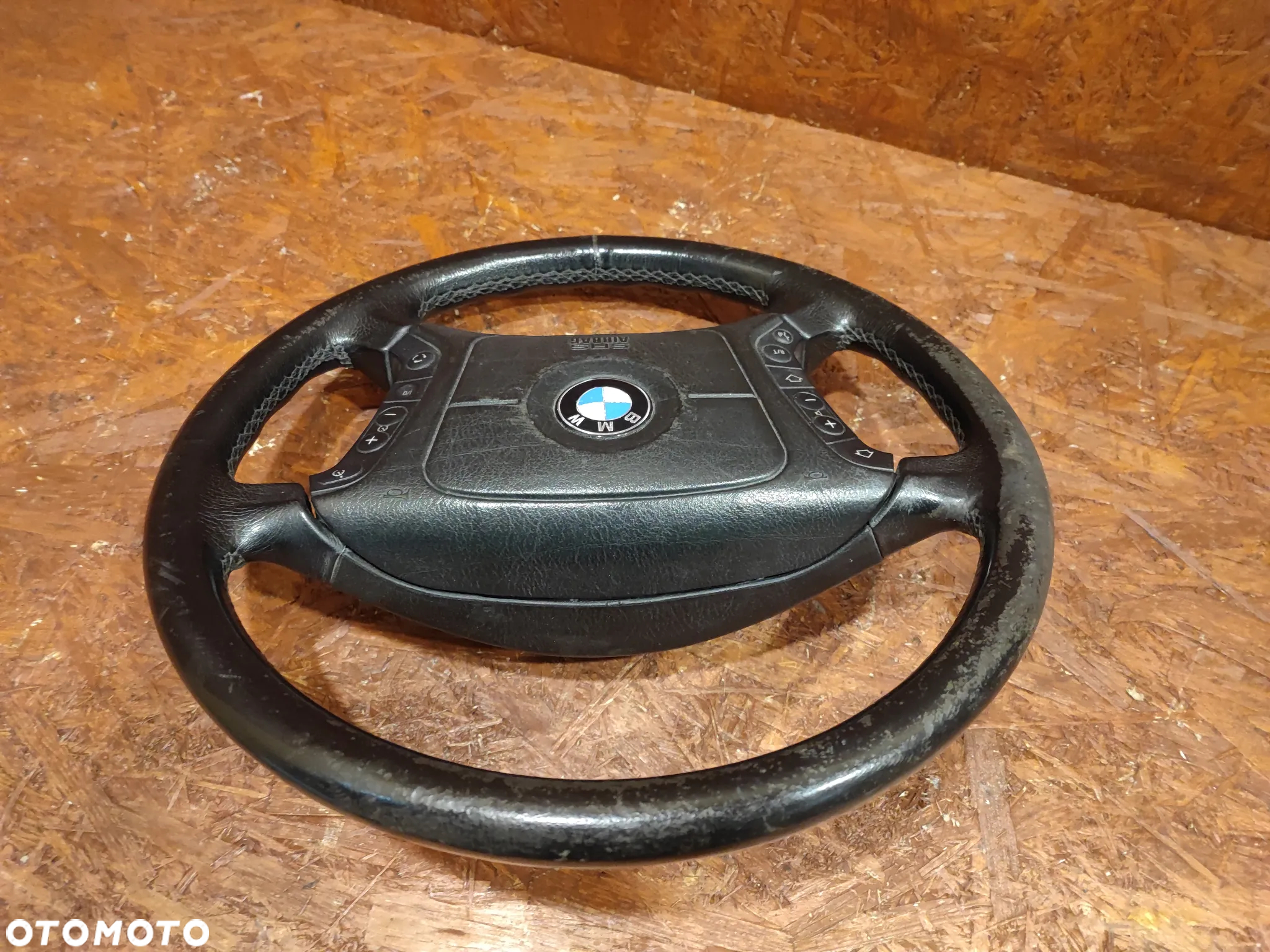 BMW E39 / E38 ORYGINALNA KIEROWNICA MULTIFUNKCYJNA + PODUSZKA AIR-BAG 2 NABOJOWA POLIFT O NR. 32 34 1 095 633 / 32 34 6 751 475 / 32 34 1 096 001 / 61 31 6 903 396 / 61 31 8 368 971 OEM KLASYCZNA 4 RAMIENNA - 17