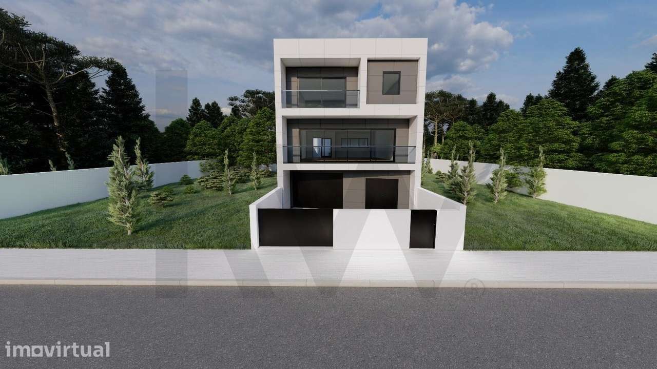 Moradia T3 de Design Moderno, Paredes – Em Construção - Grande imagem: 3/15