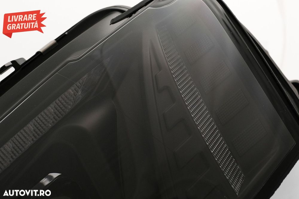 Faruri LED DRL Audi A4 B8.5 Facelift (2012-2015) Negru Semnal Dinamic- livrare gratuita - 16