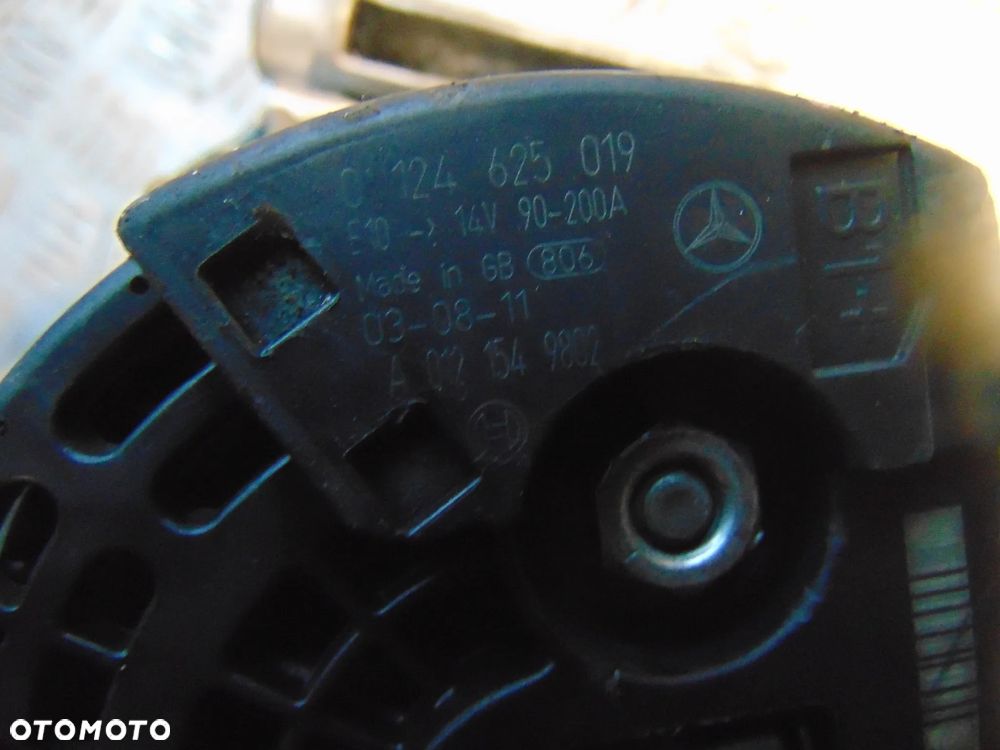 Alternator mercedes w211 0124625019 po regeneracji - 4