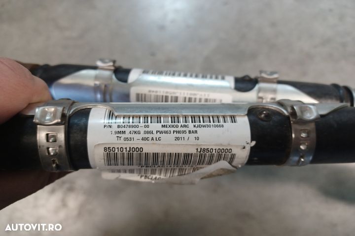 Airbag cortina dreapta 850101J000 1J85010000 Hyundai i20 PB [facelift - 6