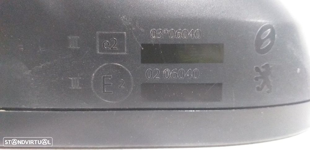 ESPELHO RETROVISOR ESQUERDO PEUGEOT 308 2008 -E20206040 - 1